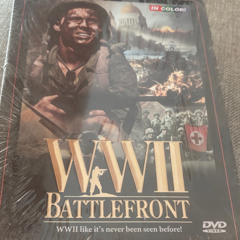 WWII Battlefront5 dvd set in sealed tin